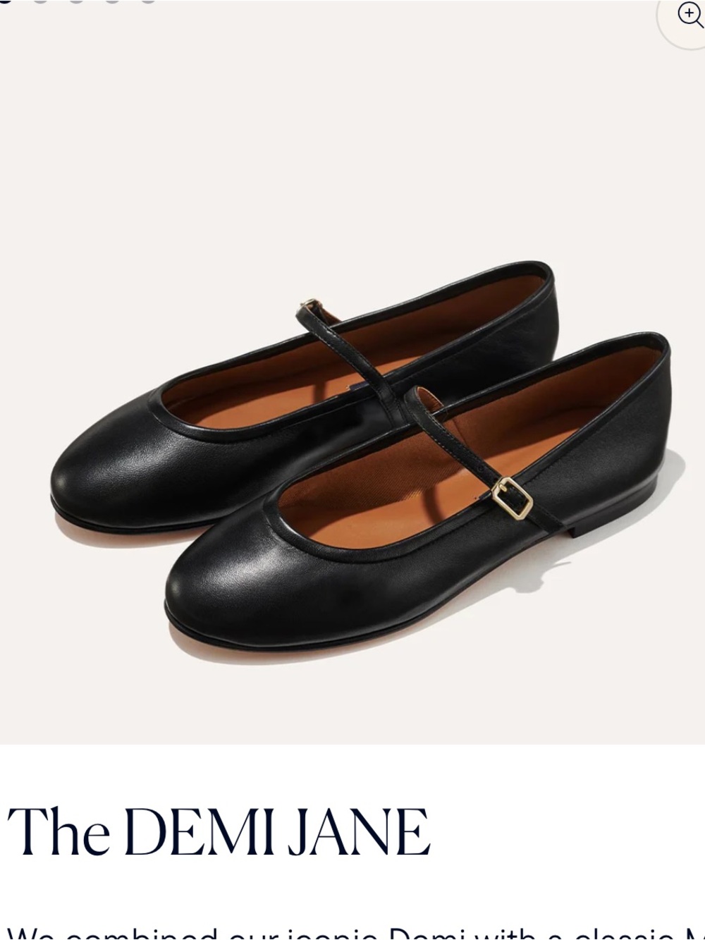 Margaux Black Demi Jane - Size 35.5 M